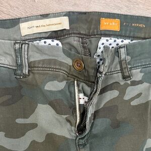 Pilcro and the Letterpress Camouflage Straight Leg Pants